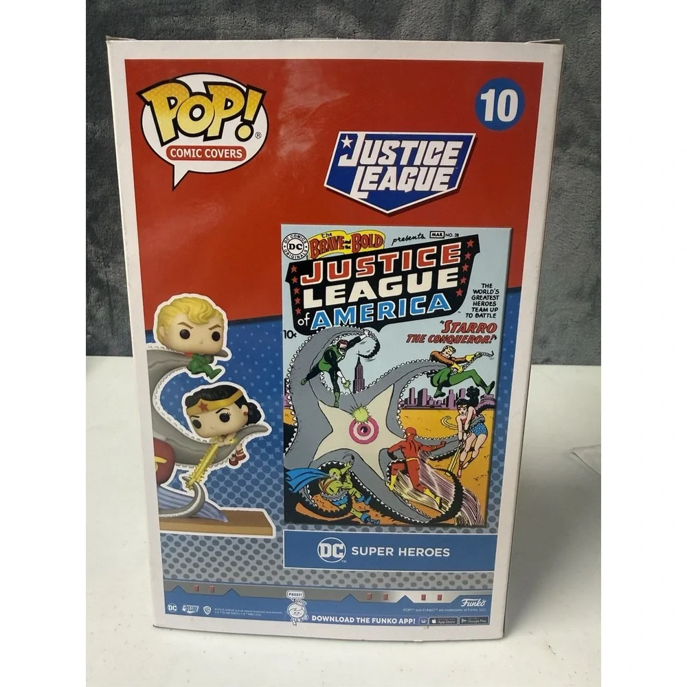 Justice League DC Funko Pop Comic Cover Walmart Exclusive #10 Rare & In Hand